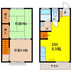 メゾン城跡の物件間取画像